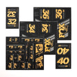803 - 01 - 342_FOX Decal 2019 AM Heritage, Fork and Shock Kit, Gold