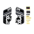 803 - 01 - 511_Decal Kit: 2021, 34, P - S, Gray Logo, Matte Black Fork