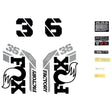 803-01-522_2021 FOX 36 Factory Decal Kit | Black Logo | Shiny Orange