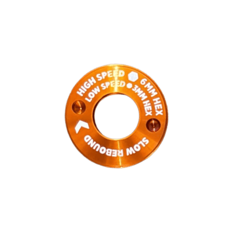 803-01-594_FOX DHX2 / Float X2 Rebound Adjuster Knob | Orange