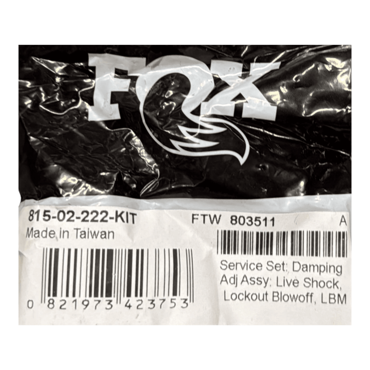 815-02-222-KIT_Service Set: Damping Adj Assy: Live Shock, Lockout Blowoff, LBM