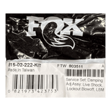 815-02-222-KIT_Service Set: Damping Adj Assy: Live Shock, Lockout Blowoff, LBM