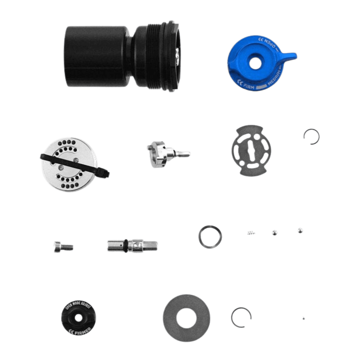 820-05-565-KIT_Service Set: 2020 32 FIT4 F - S Topcap Assy, Black Ano