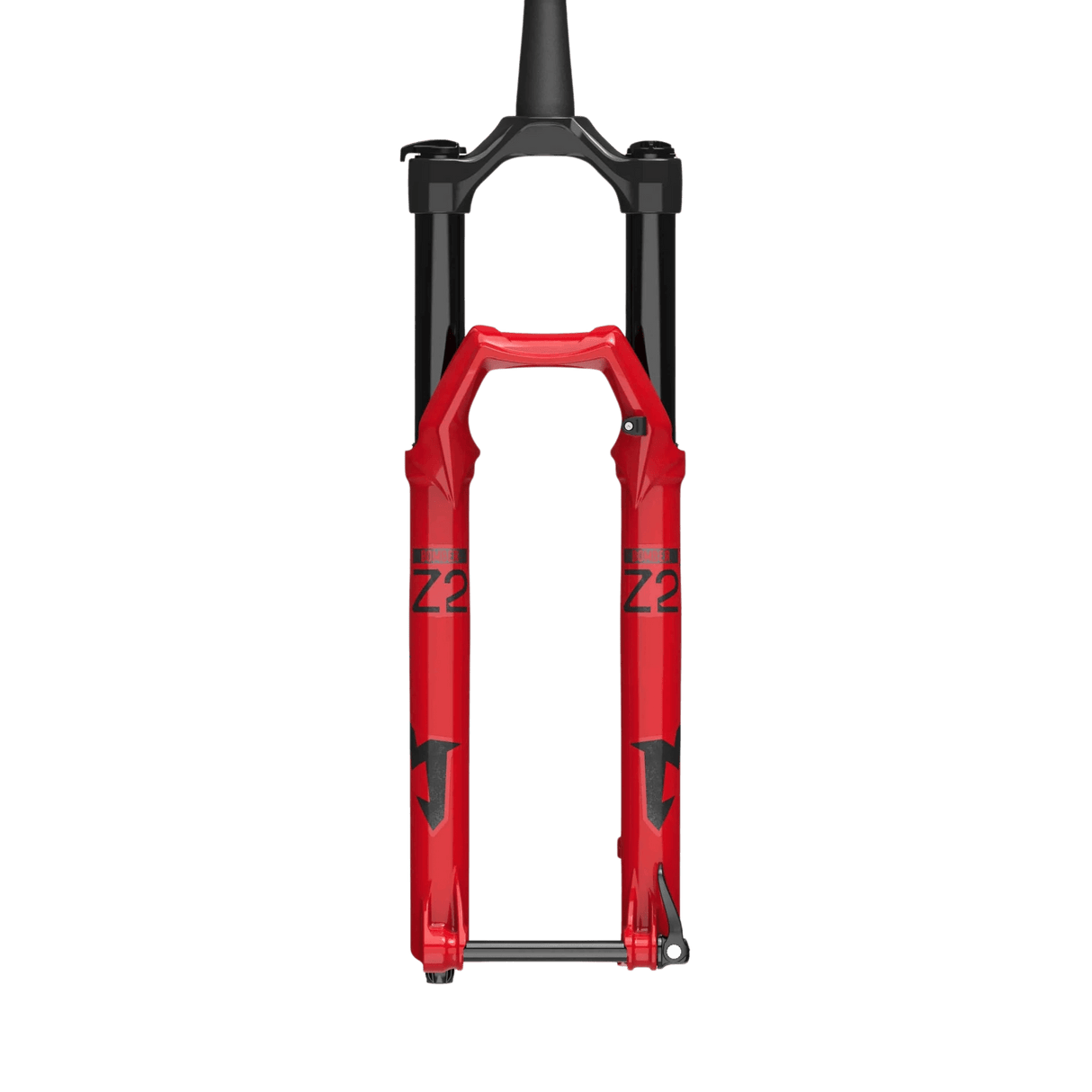 912 - 01 - 152_Marzocchi Z2 Bomber 27.5" 140mm 44mm RAIL - Gloss Red