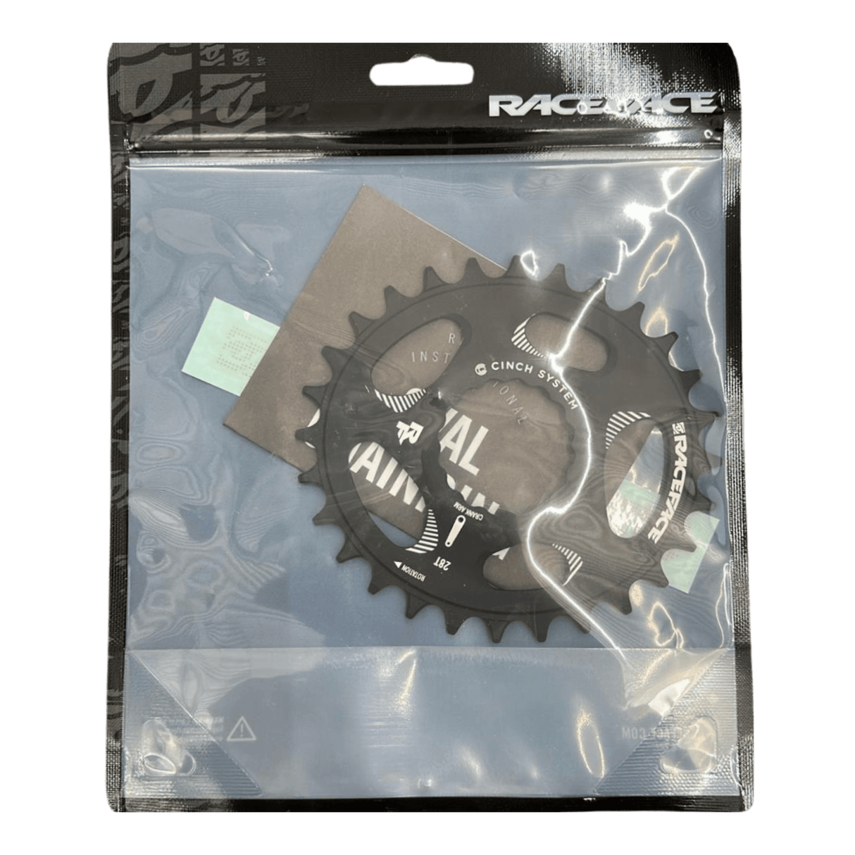 943-00-086_Race Face Cinch Direct Mount Oval Kettenblatt | Schwarz Matt | 10/11/12 - fach