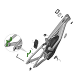 Lapierre Bremsadapter hinten IS 200mm für Lapierre Overvolt