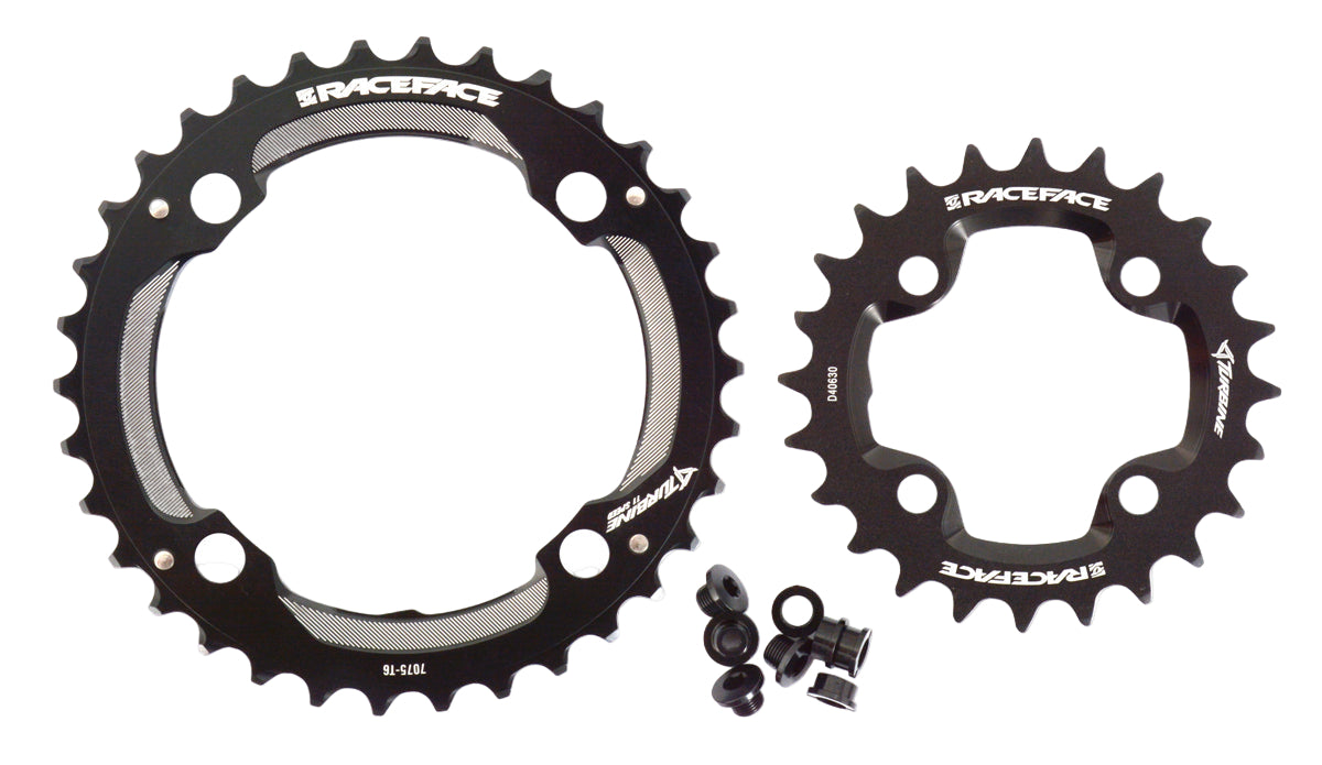 Race Face Turbine 2x11-fach Kettenblatt Set | 34/24 Zähne | 104mm/64mm