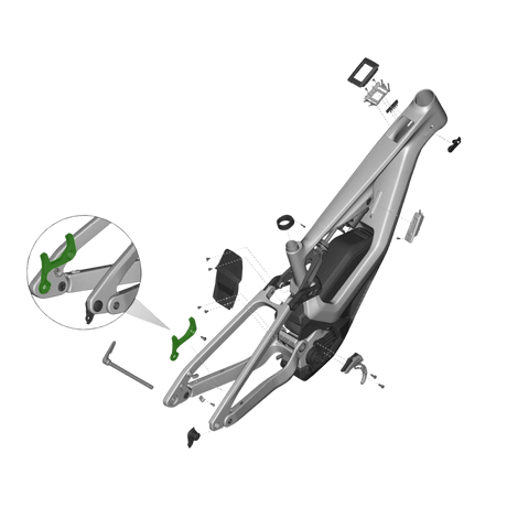 G57-0042-V2_Lapierre Bremsadapter hinten IS 200mm für Lapierre Overvolt