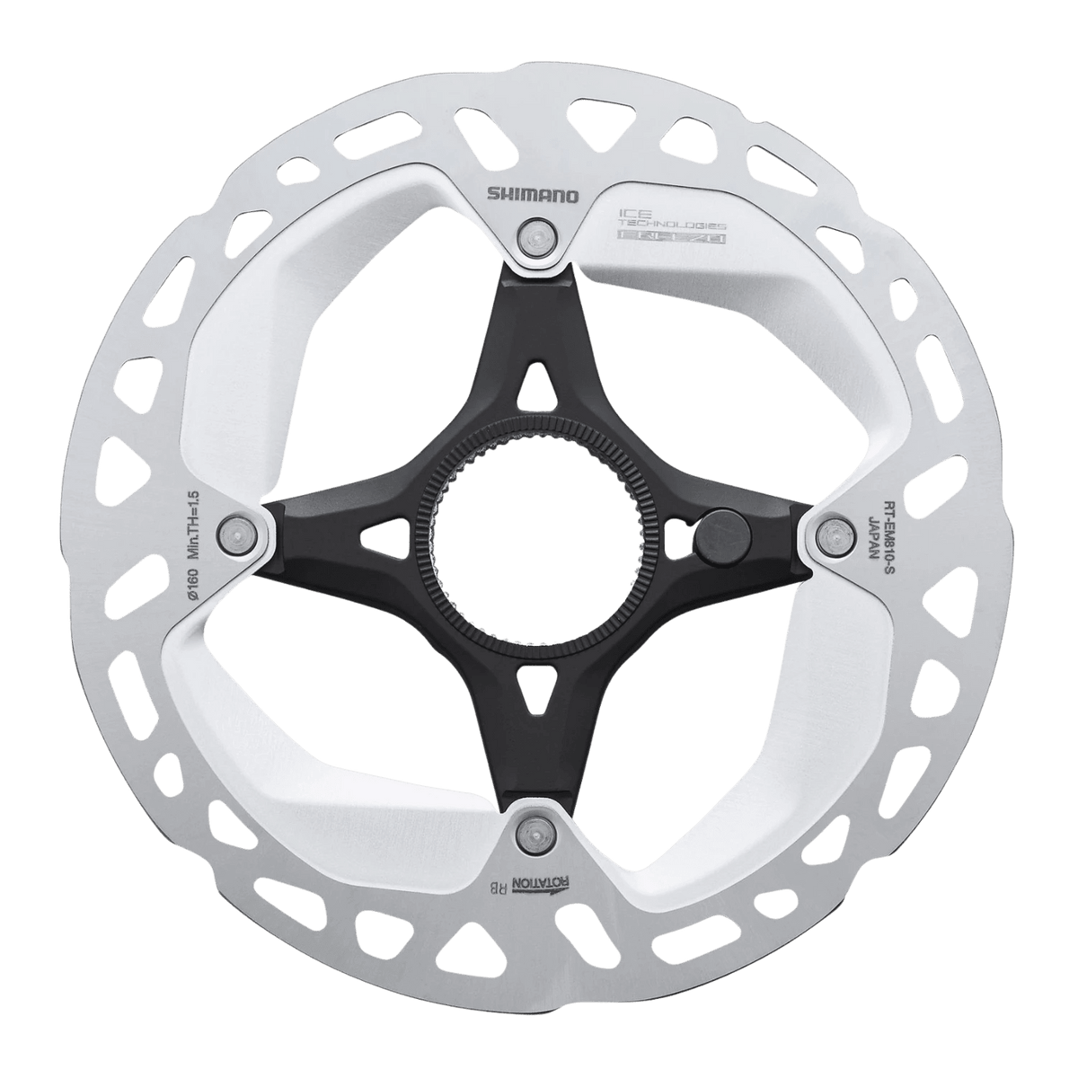 KRTEM810SE_Shimano RT-EM810 Ice-Tech Freeza Bremsscheibe | 160mm | Center Lock | Außenverzahnt | Magnet