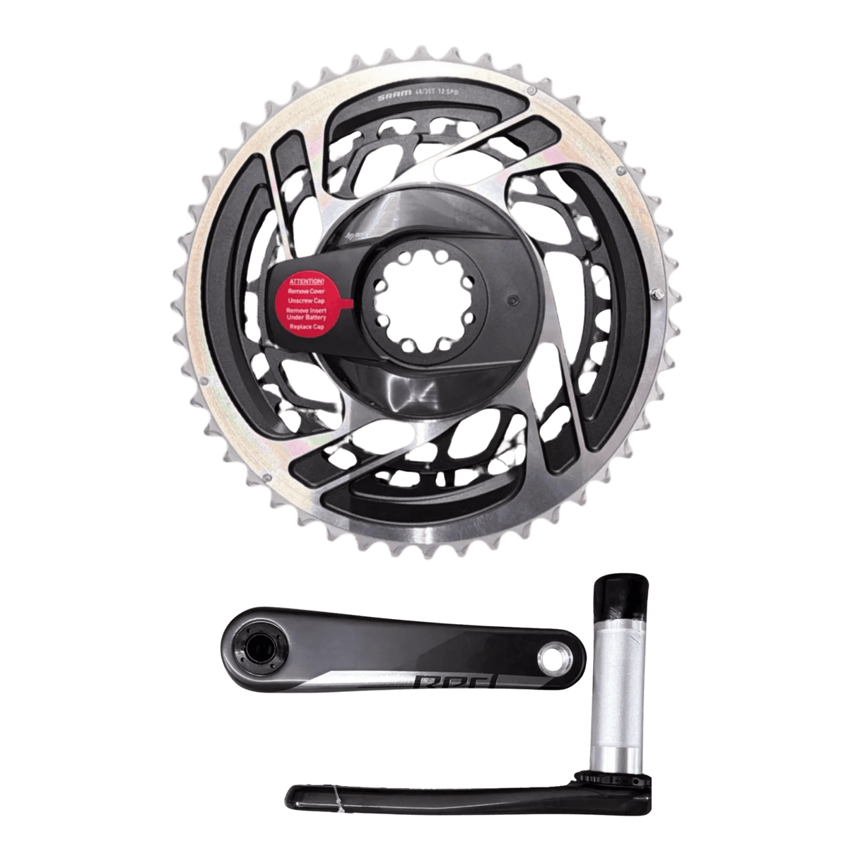 _SRAM Red D1 DUB Carbon Powermeter Kurbelgarnitur | 2x12 - fach