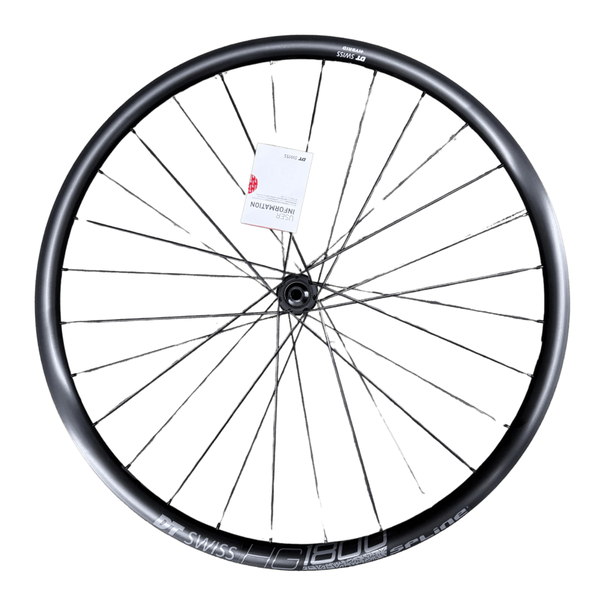 WHG1800AIDXSO19195_DT Swiss HG 1800 SPLINE Vorderrad | 25mm | 28" | 12x100mm | Center Lock