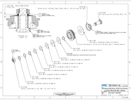 815 - 02 - 130 - KIT_Shimstack Service Set Adj Assy 2019 Live Shock Lockout BM1 Bleed